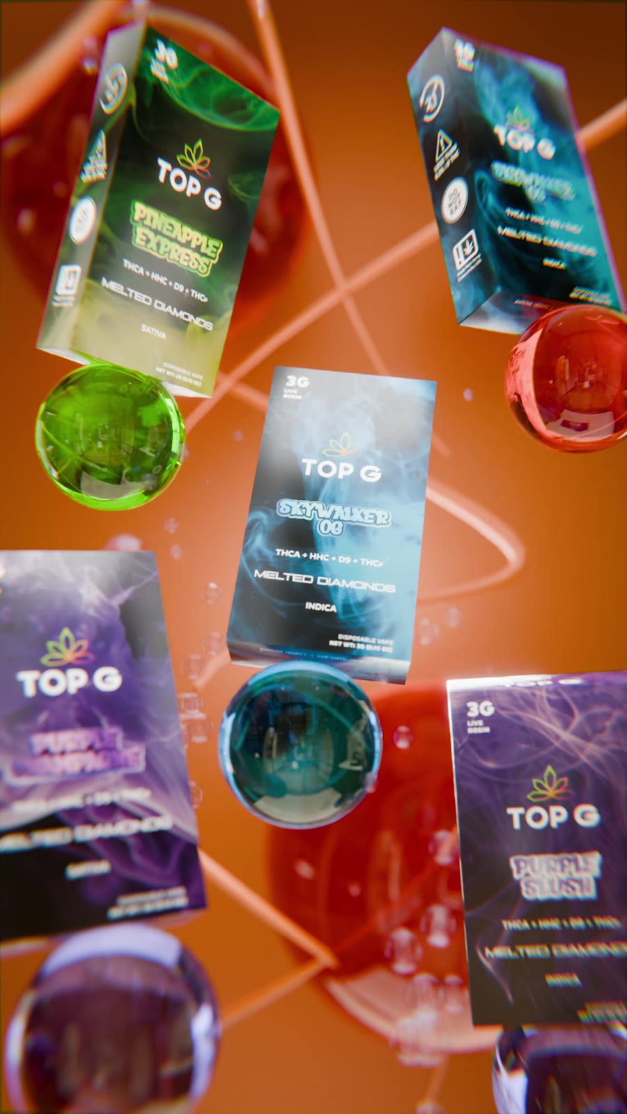 Top G: Product stills